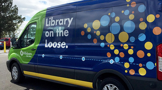 Library on the Loose van