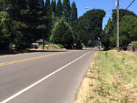 NE Jackson School Road before construction