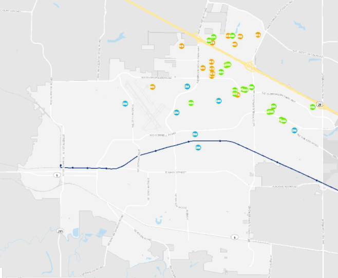 Semiconductor Cluster Map Screen Grab