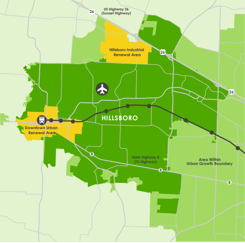 Urban Renewal Areas Map