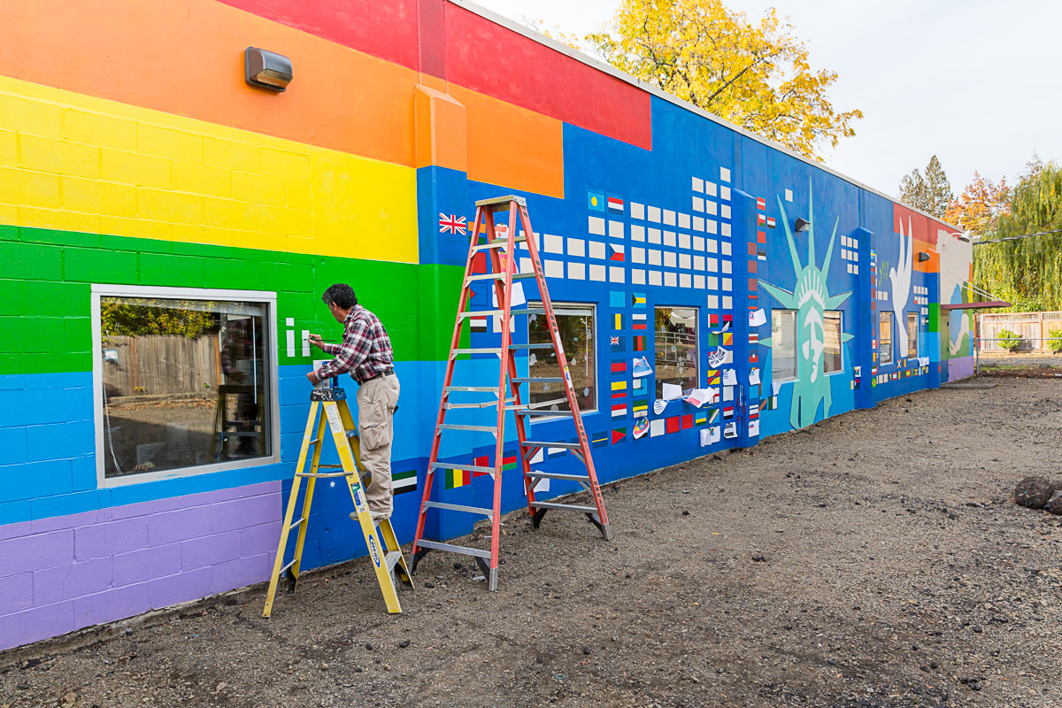 Boys and Girls Club Mural by Arturo Villasenor. Photo by Rick Paulson