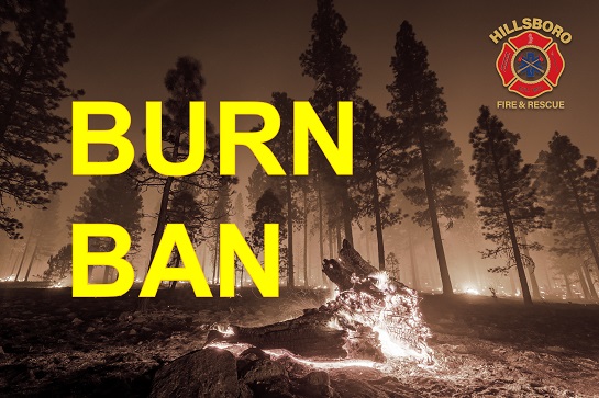 High-Fire Danger Burn Ban Enacted Across Washington County