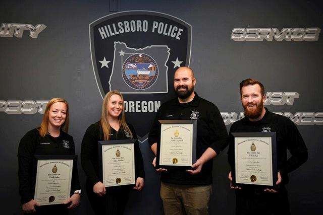 Hillsboro Police Evidence Technicians.