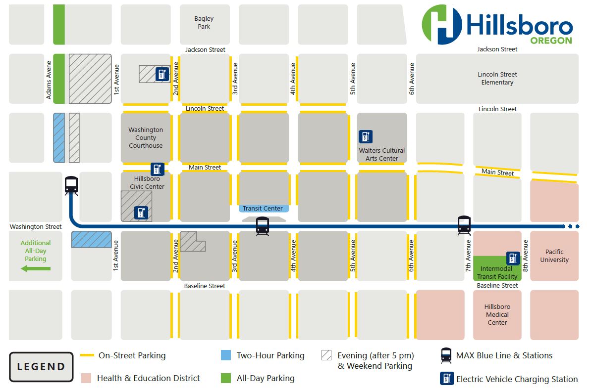 Downtown Parking Map