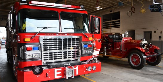 Engine 1 and 1924 Stutz Fire Engine