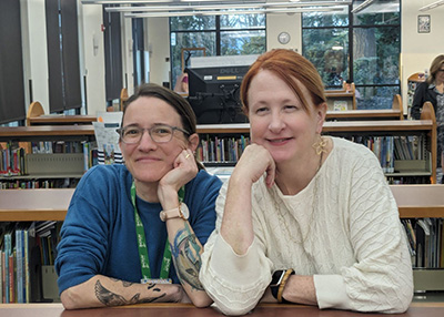 Katherine and Laura, members of the Hillsboro Public Library Access Team