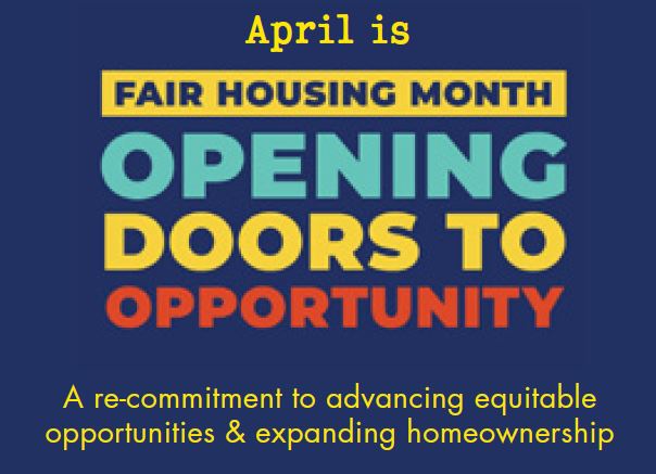 April is Fair Housing Month