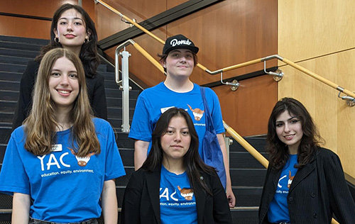 Members of the 2023-24 Hillsboro Youth Advisory Council’s Climate Resilience & Sustainability Subcommittee