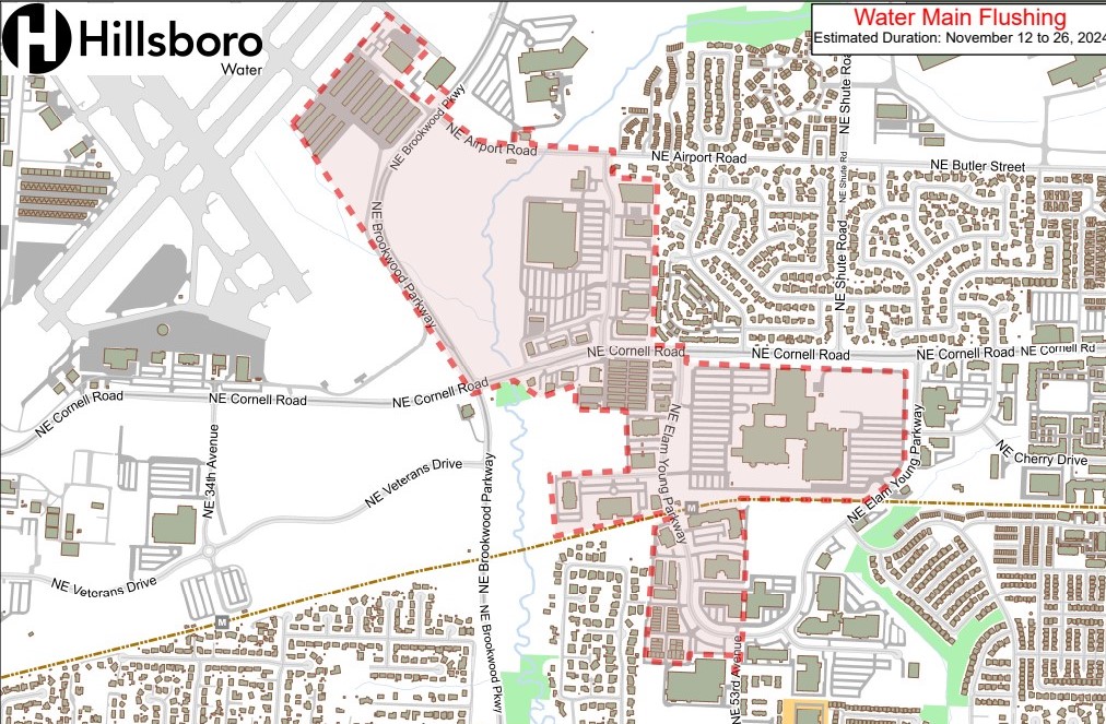 NE Hillsboro November 12 UDF Map