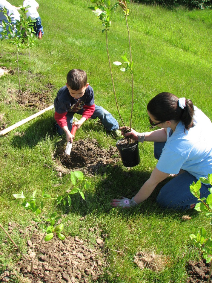 Volunteers at Global Youth Services Day