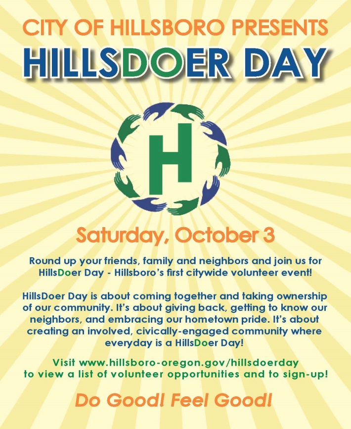 HillsDoer Day - Save the Date