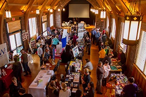 Networking meeting in the Walters Theatre. Photo by Rick Paulson Photography